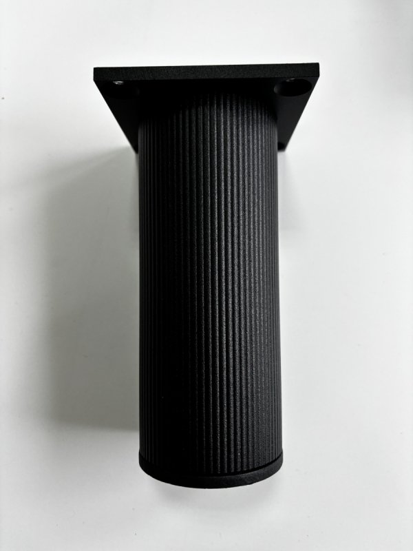 Nóżka meblowa R20 średnica 60mm wys.150mm Czarny