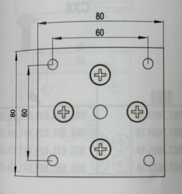 Nóżka meblowa R20 średnica 60mm wys. 100mm Biały 