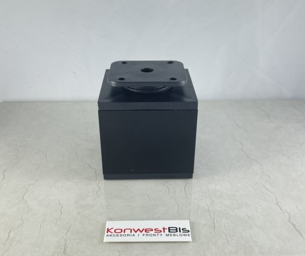 Nóżka meblowa kwadratowa 60mm Czarny