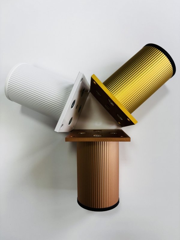 Nóżka meblowa R20 średnica 60mm wys. 100mm Złoty