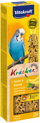 Vitakraft Kracker dla papugi falistej z sezamem i bananem 2 sztuki