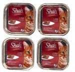 Shah   Pate Adult 4x100g szalki dla kota z wołowina