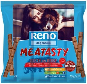 Reno Snacks Meatasty wołowina 55g dla psa
