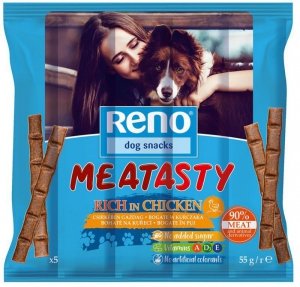 Reno Snacks Meatasty kurczak 55g dla psa