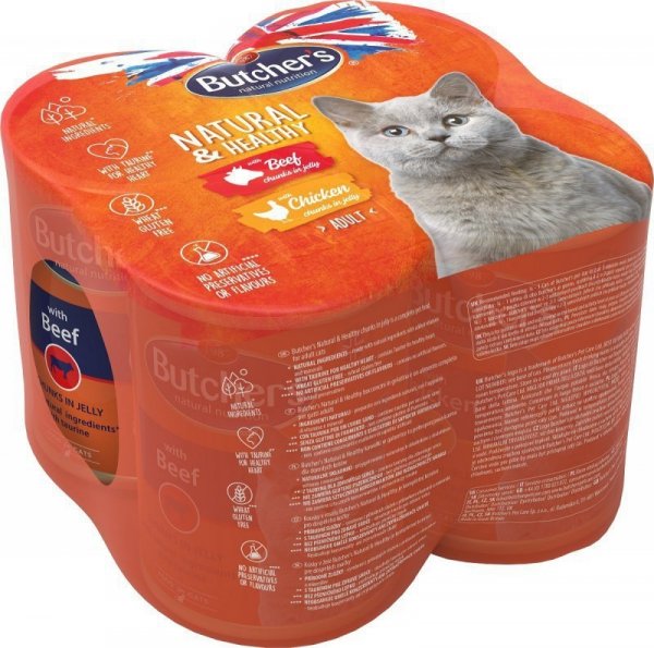 Butchers Cat Natural&amp;Healthy 4x400g multipack