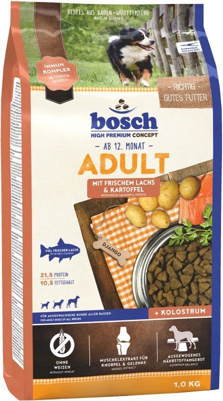 Bosch Adult S&amp;P karma dla dorosłych psów z łososiem i ziemniakami 1kg