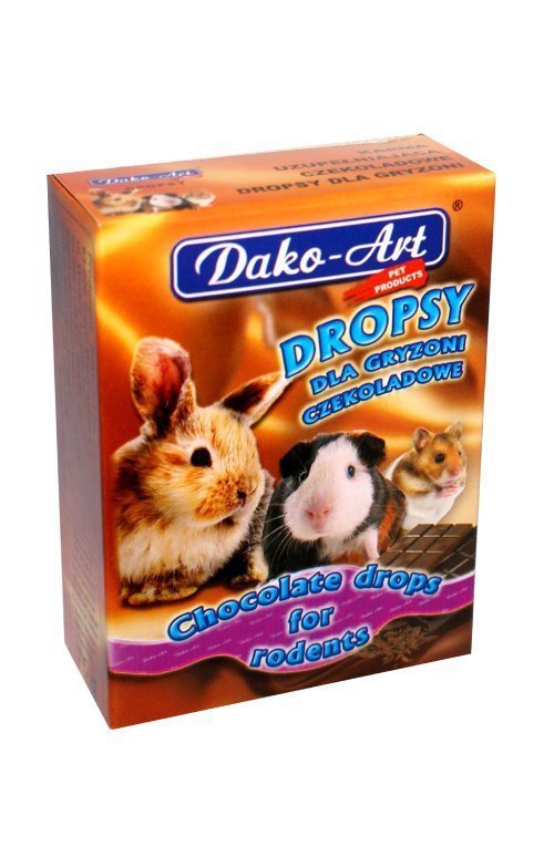 Dako-Art Dropsy czekoladowe 75g dla gryzoni