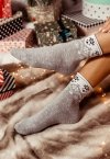 Skarpety Milena Unique Śnieżynka 0071-002 Półfrotte 35-41