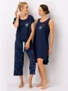 Piżama Key LNS 764 A25 kr/r wiskoza S-XL