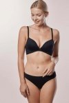 Biustonosz push-up bez fiszbin Mefemi Amelia Czarny