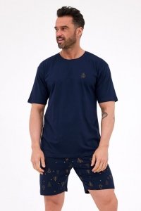 Piżama Cornette 326/297 Night kr/r Christmas S-2XL męska
