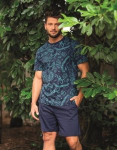 Piżama Key MNS 934 A26 kr/r M-2XL męska