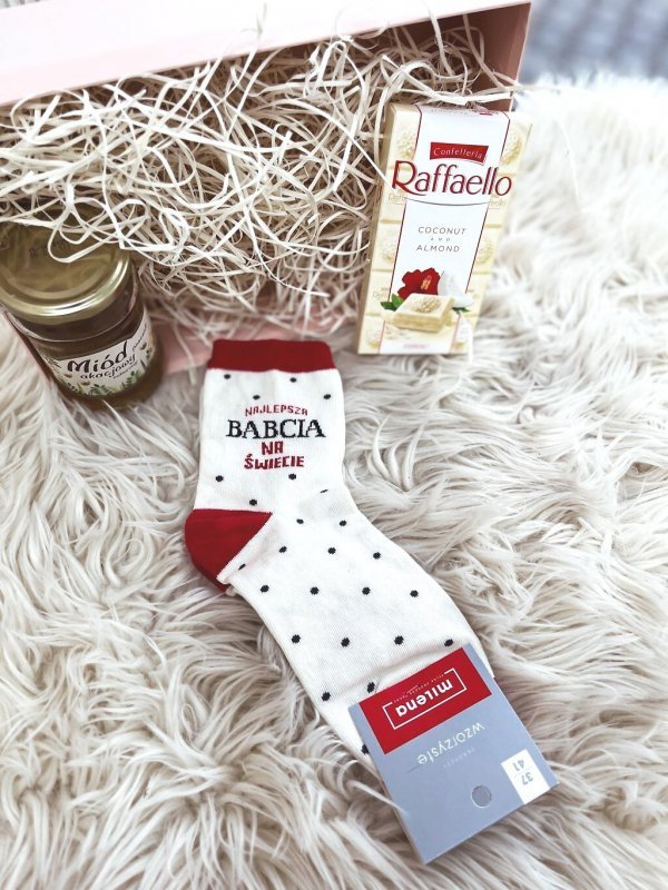 Skarpety Milena 0200-039 Najlepsza Babcia 37-41