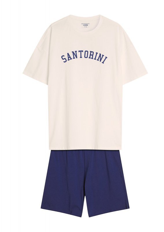 Piżama Henderson Core 43173 Santorini kr/r M-2XL