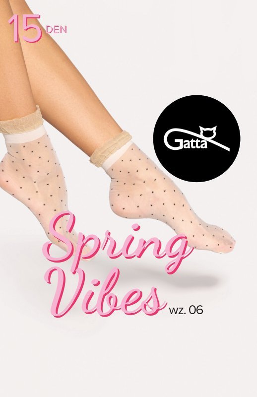 Skarpetki Gatta Spring Vibes wz.06 15 den