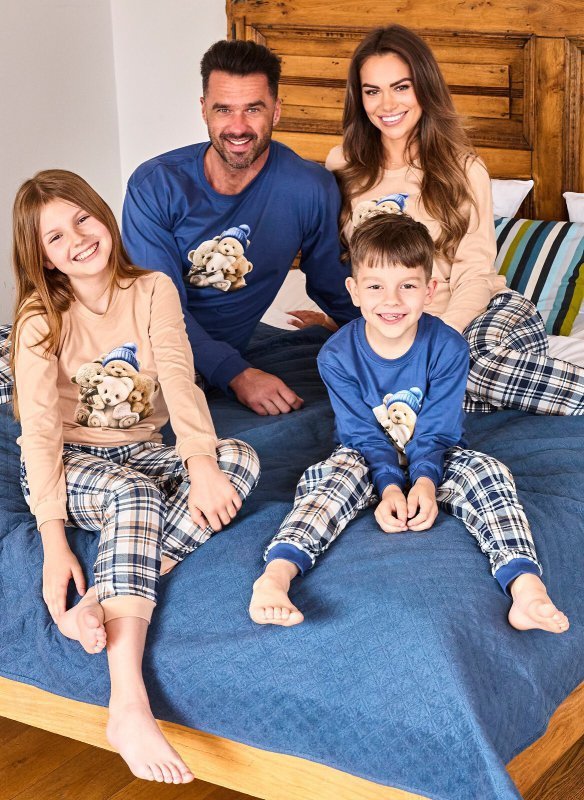 Piżama Cornette Kids 593/174 Bears dł/r 86-128