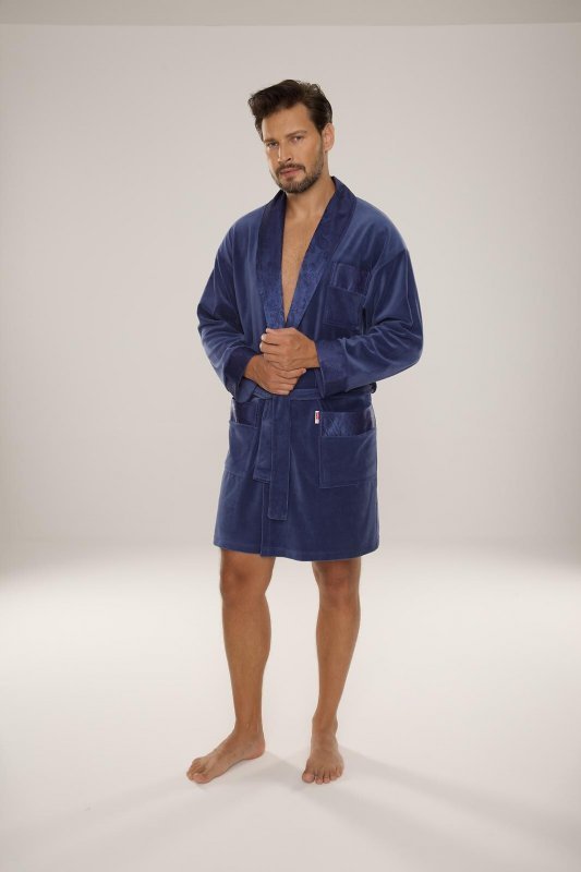 Szlafrok De Lafense 866 Noble M-2XL męski