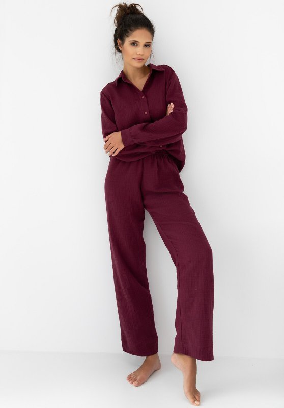 Piżama Sensis Colette dł/r Muślin S-XL rozpinana