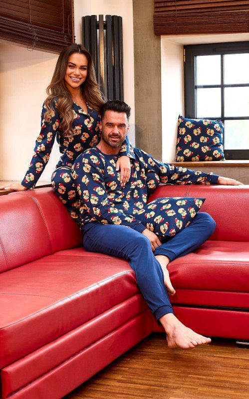 Piżama Cornette 457/293 Teddy 6 dł/r Christmas 3XL-5XL męska