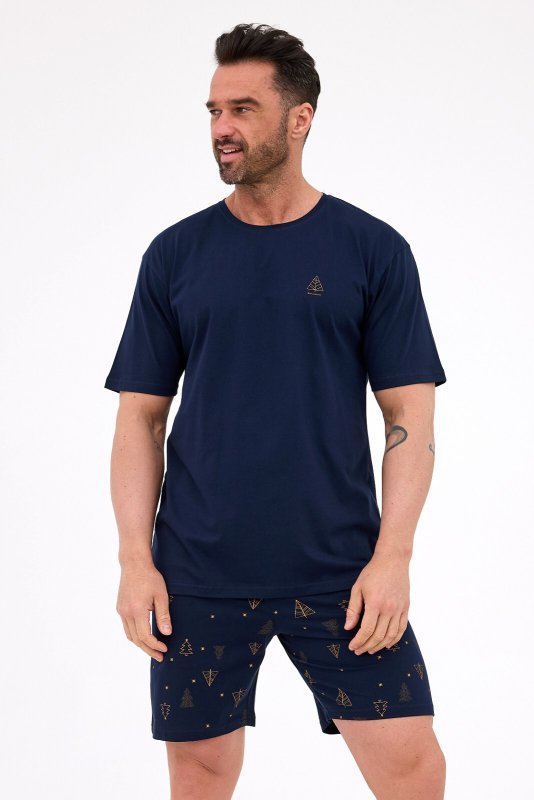 Piżama Cornette 326/297 Night kr/r Christmas S-2XL męska