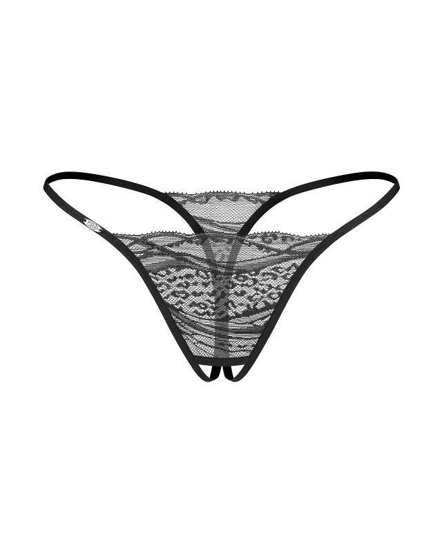 Stringi Obsessive Bianca crotchless Thong 2-Pack A'2 S-3XL