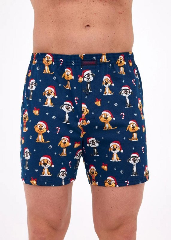 Bokserki Cornette 016/20 Dogs Christmas S-2XL