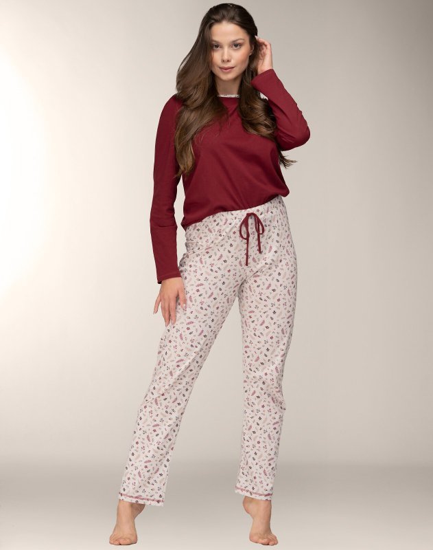 Piżama Mademoiselle Sommeil CC0141 Winter Bloom dł/r S-XL