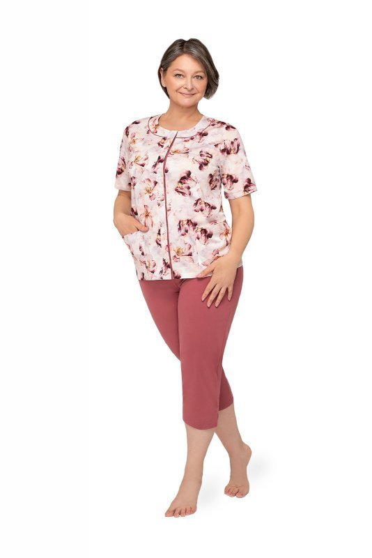 Piżama Martel Maria I 200 kr/r 3XL-4XL damska rozpinana
