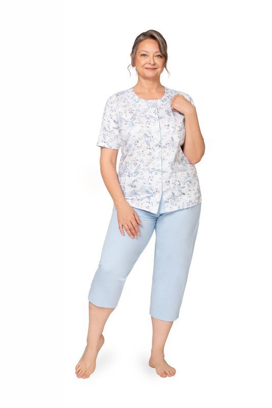 Piżama Martel Maria I 200 kr/r 3XL-4XL damska rozpinana