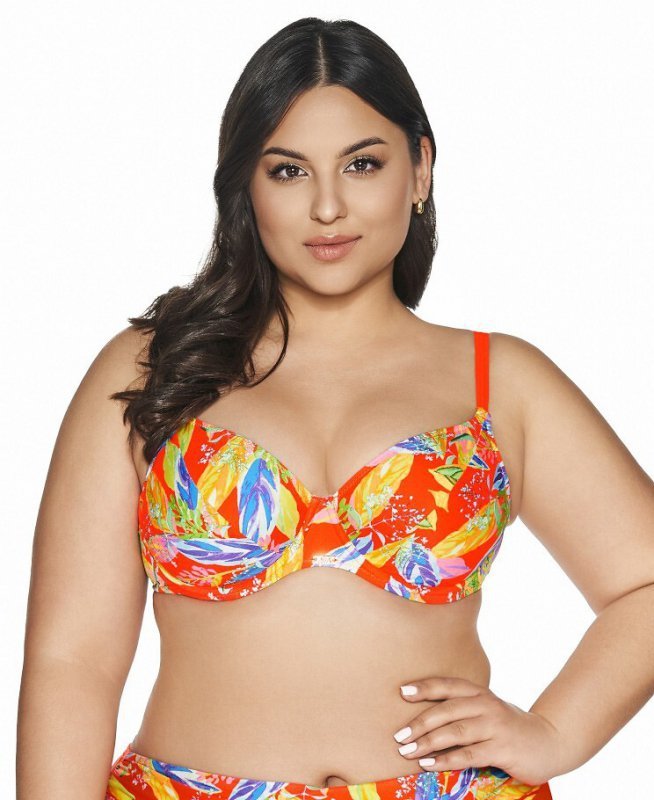 Biustonosz kąpielowy soft Ava SK 227 Vivid Orange Maxi