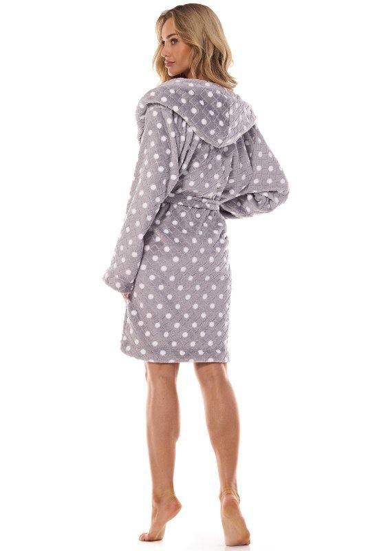 Szlafrok L&L 2405 Dots S-XL damski
