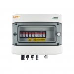 Rozdzielnica przyłączeniowa DC z ogranicznikiem przepięć 1000V typu 2, 3x łańcuch PV, 3x MPPT