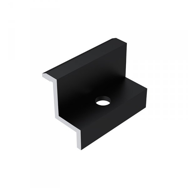 Klema końcowa 35mm czarna anodowana