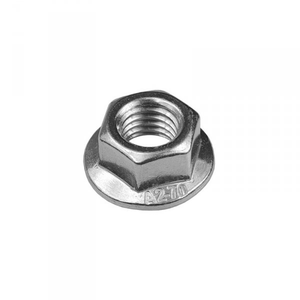 Nakrętka kołnierzowa nierdzewna M6, DIN 6923