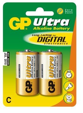 GP Bateria alkaliczna LR14 Ultra Alkaline BL/2
