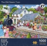 The Old Steam Train. Puzzle 1000 elementów