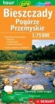 Bieszczady. Pogórze Przemyskie. Mapa turystyczna plastik 1:75 000