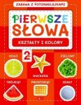 Pierwsze słowa. Kształty i kolory. Zabawa z fotonaklejkami