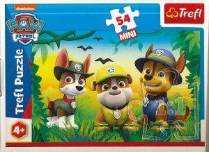Psi Patrol. Misja w dżungli. 54 mini puzzle 