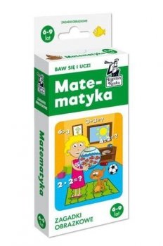 Kapitan Nauka. Matematyka. Zagadki obrazkowe 6-9 lat
