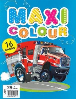 Maxi colour. Straż pożarna (kolorowanka)