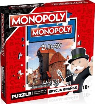 Monopoly Gdańsk Żuraw. Puzzle 1000 elementów