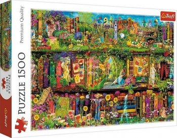 Baśniowa biblioteczka. Puzzle 1500 elementów
