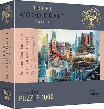 Nowy Jork. Puzzle drewniane 1000 elementów - stan outletowy