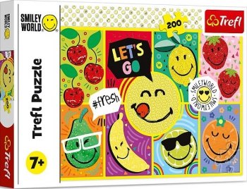 Smiley World. Puzzle 200 elementów