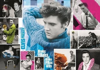 Elvis Presley - wiecznie młody. Puzzle 1000 elementów