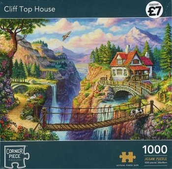 Cliff Top House. Puzzle 1000 elementów