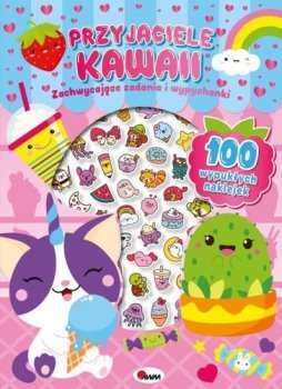 Słodziaki. Przyjaciele Kawaii. 100 wypukłych naklejek