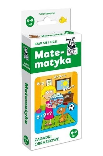 Kapitan Nauka. Matematyka. Zagadki obrazkowe 6-9 lat, Natalia Minge, Krzysztof Minge