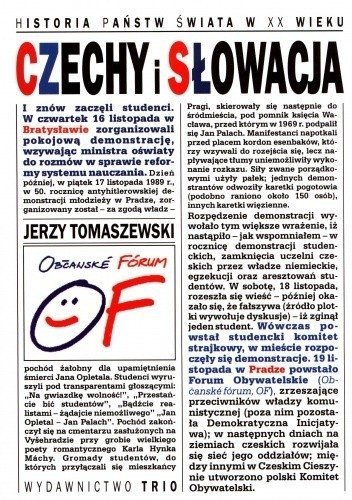 Czechy i Słowacja. Historia państw świata XX wieku, Jerzy Tomaszewski